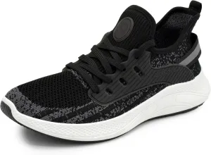 AKADEMIKS Men's Fit Knit Jogger Sneakers, Breathable Running Shoes for Athletic and Casual Wear