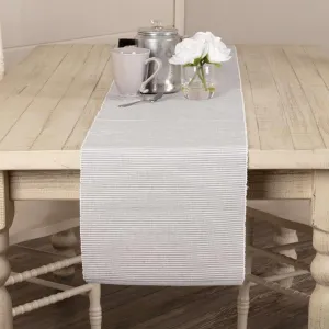 Ashton Grey Ribbed Runner 13x72 VHC Brands