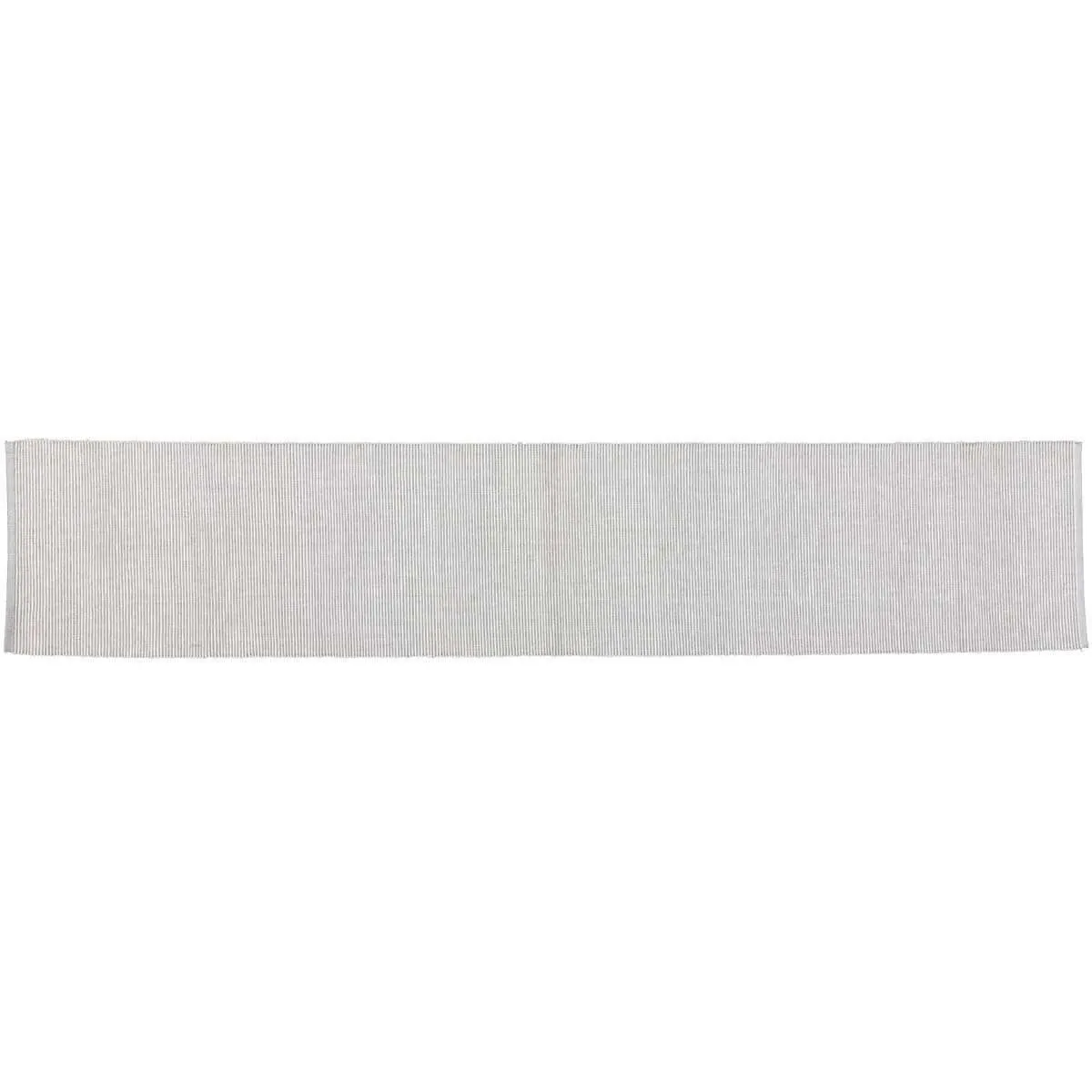 Ashton Grey Ribbed Runner 13x72 VHC Brands