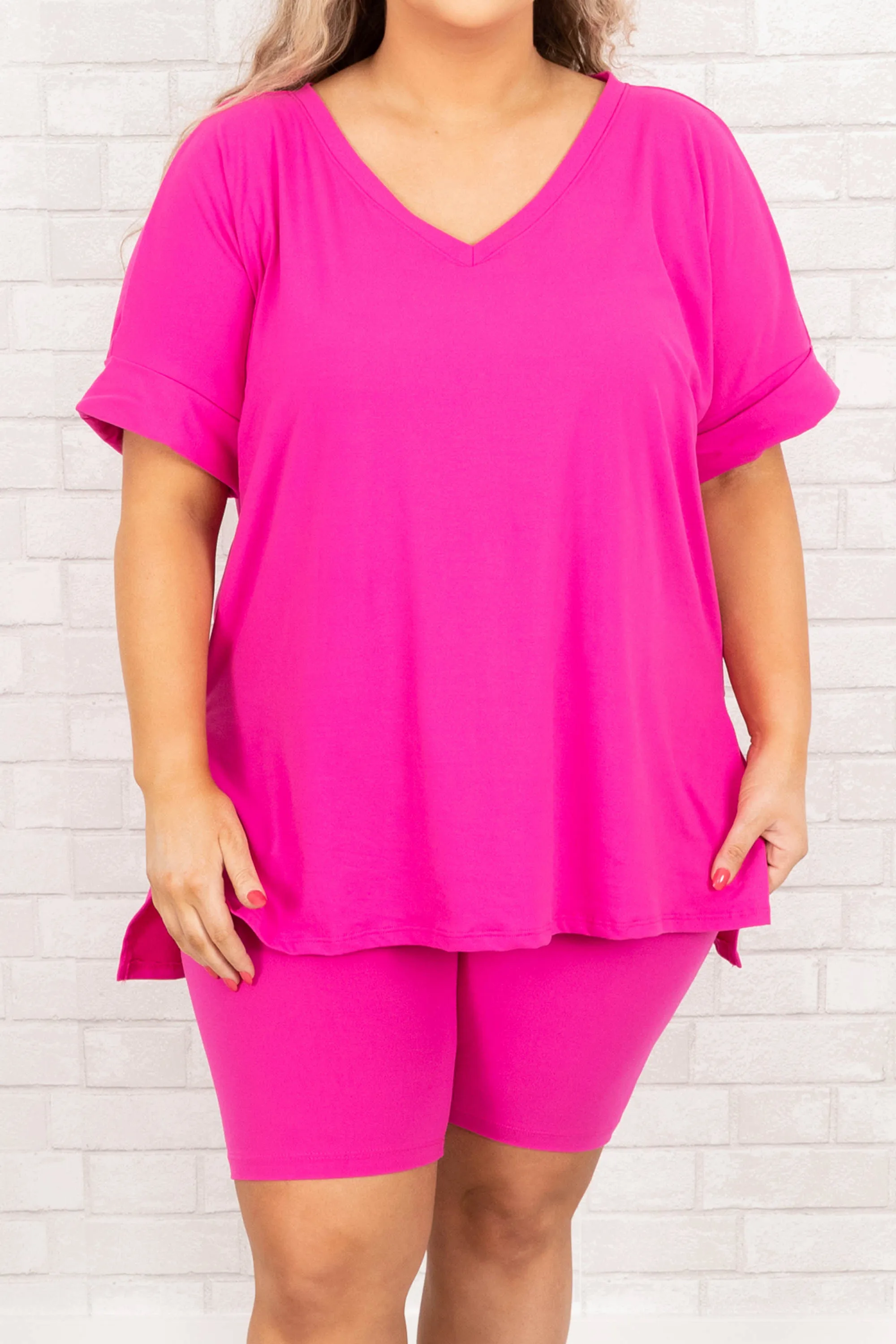 Bare Necessities Set, Neon Hot Pink