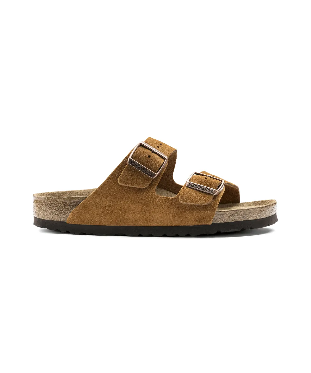 BIRKENSTOCK ARIZONA SOFT BEDDING NARROW FIT IN MINK