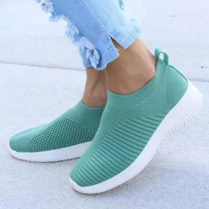 Casual Sock Sneakers Knitted Slip On Leisurewear