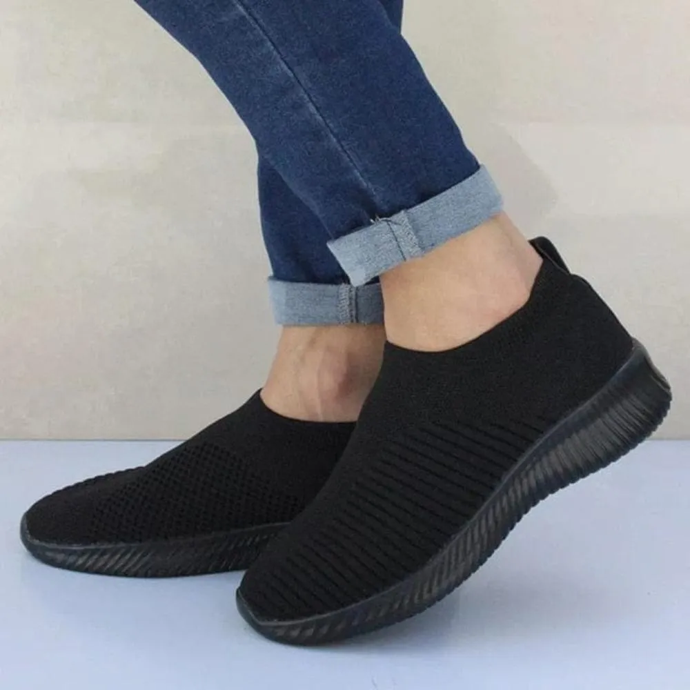 Casual Sock Sneakers Knitted Slip On Leisurewear