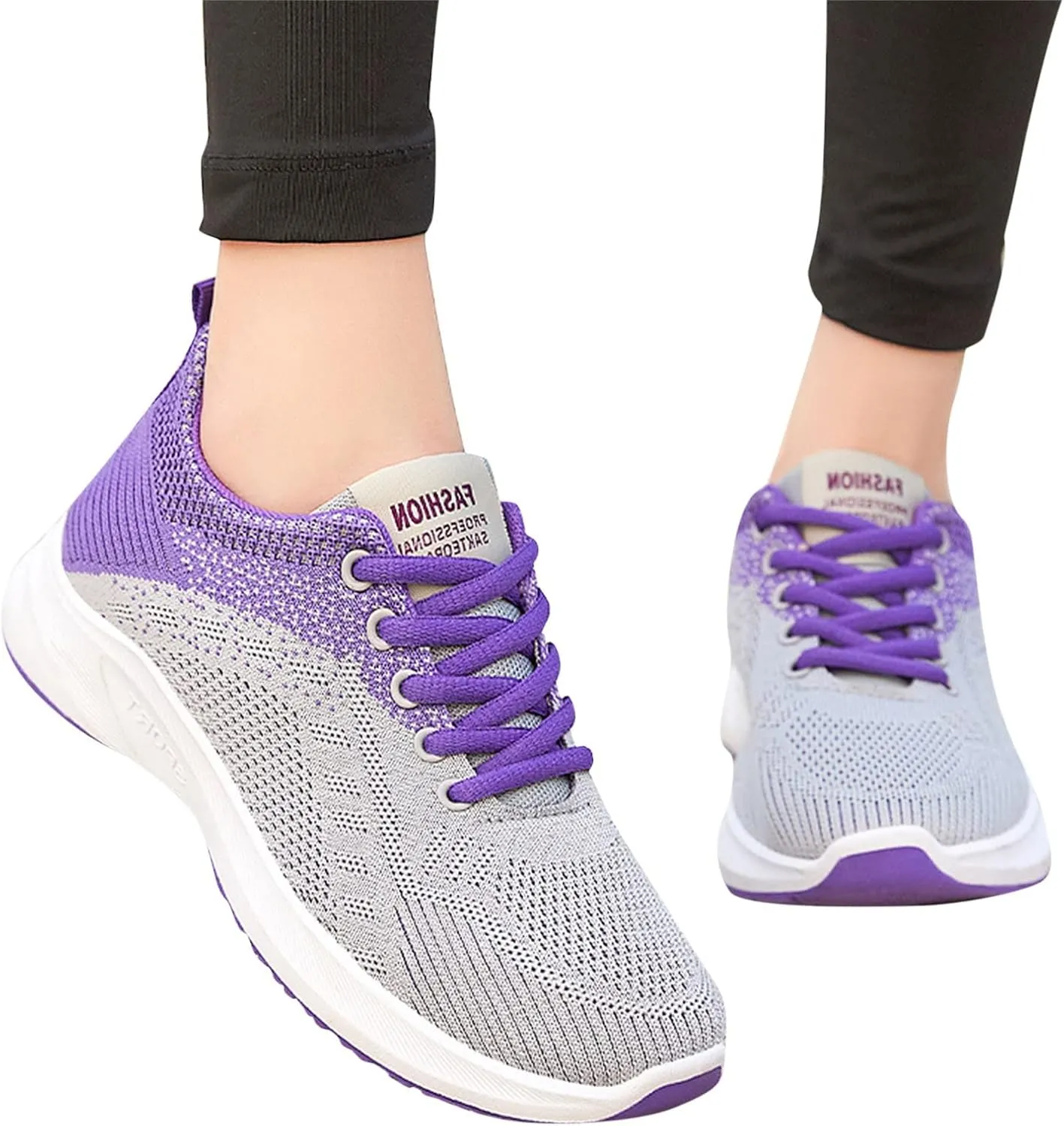 Comfortwear Ortho Shoes for Women Lightweight Slip On Running Walking Shoes Athletic Fashion Training Sneakers