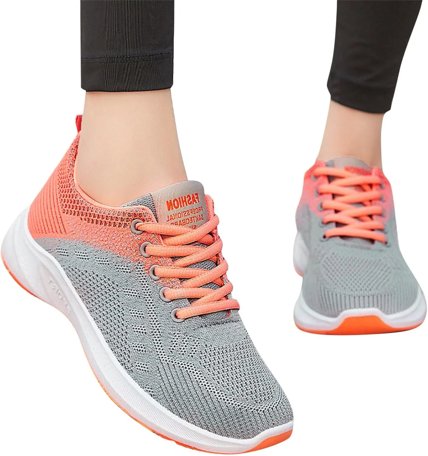Comfortwear Ortho Shoes for Women Lightweight Slip On Running Walking Shoes Sports Fashion Training Sneakers