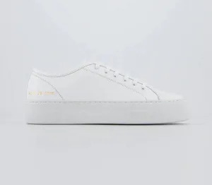 Common Projects Tournament Low Super White Leather Trainers
