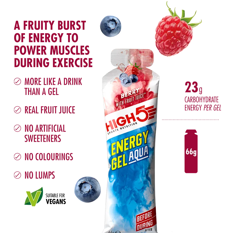 Energy Gel Aqua Berry x100