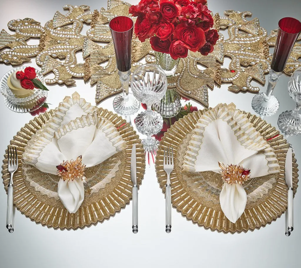 Etoile Runner in Champagne & Crystal