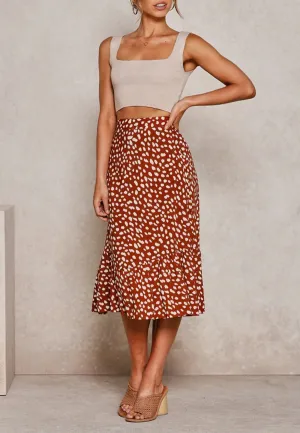 Flared Ruffle Skirt