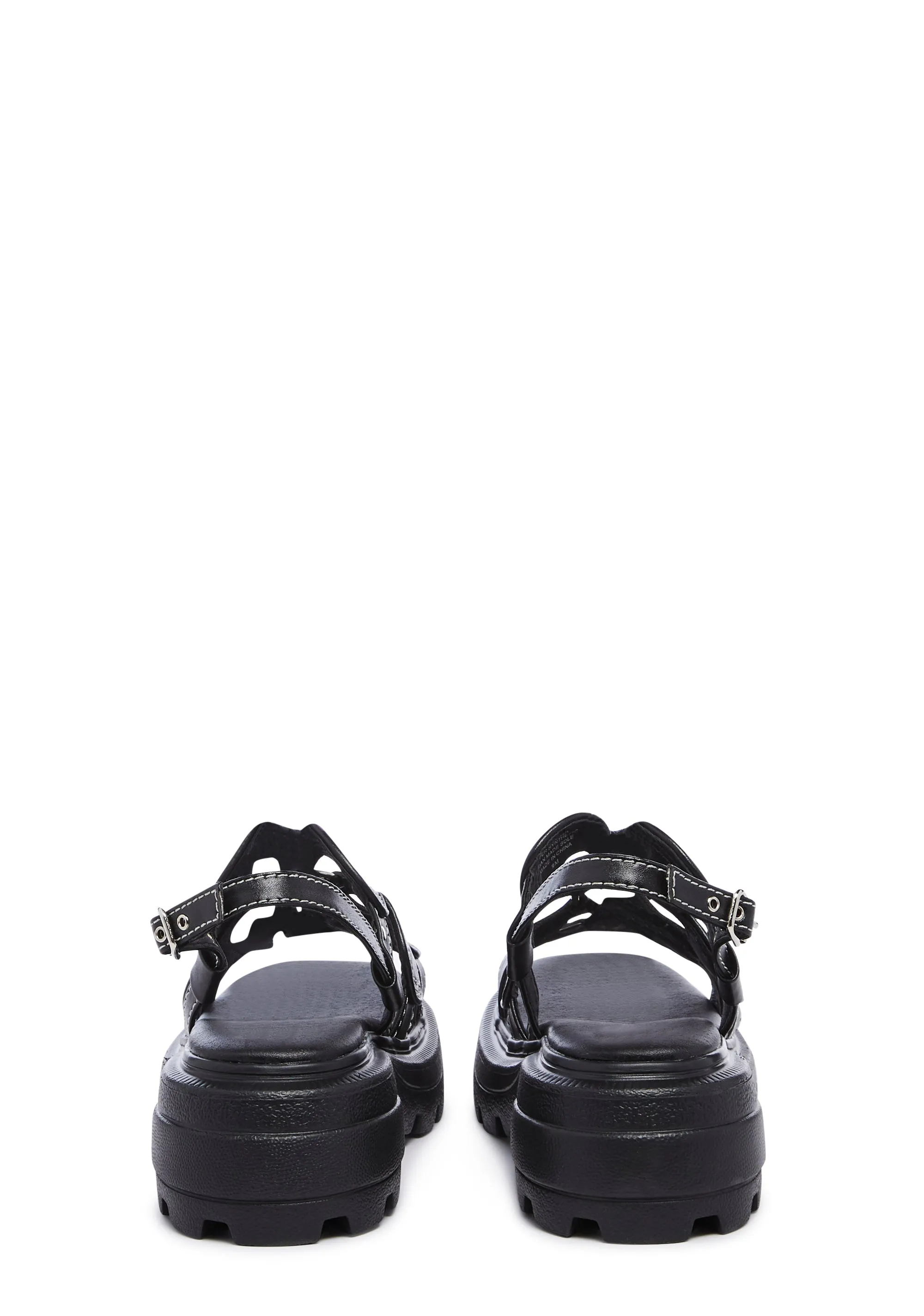 Floral Frenzy Platform Sandals