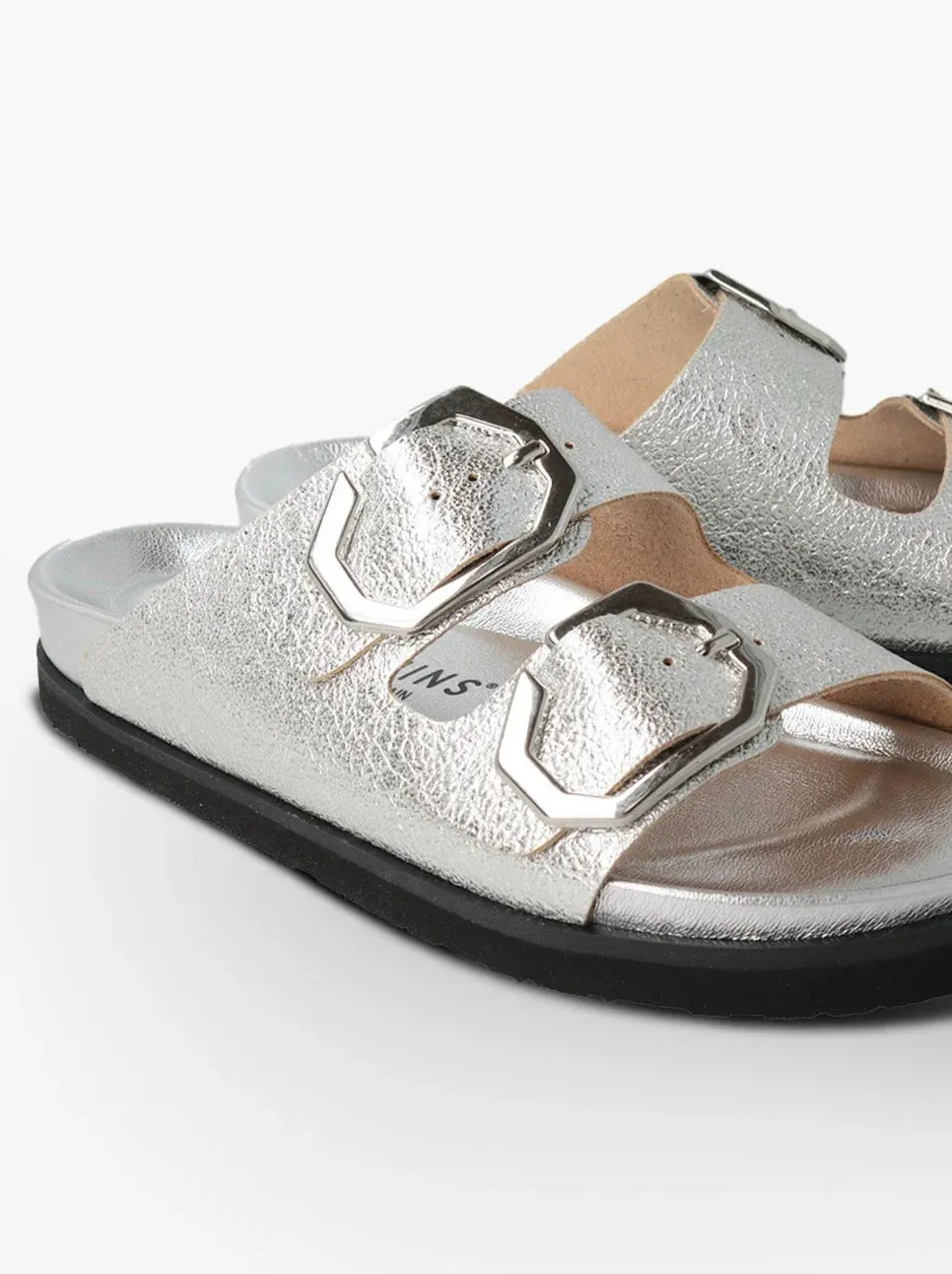 Genuins Galia Vegan Silver Slider