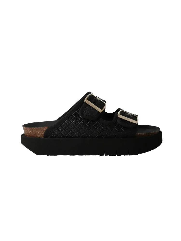 Genuins Sandals (Raffia Black)