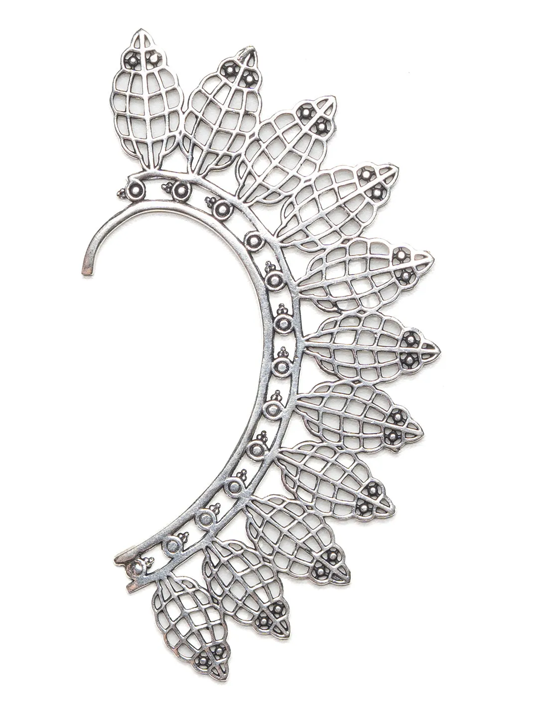 Handcrafted Silver plated Earcuff