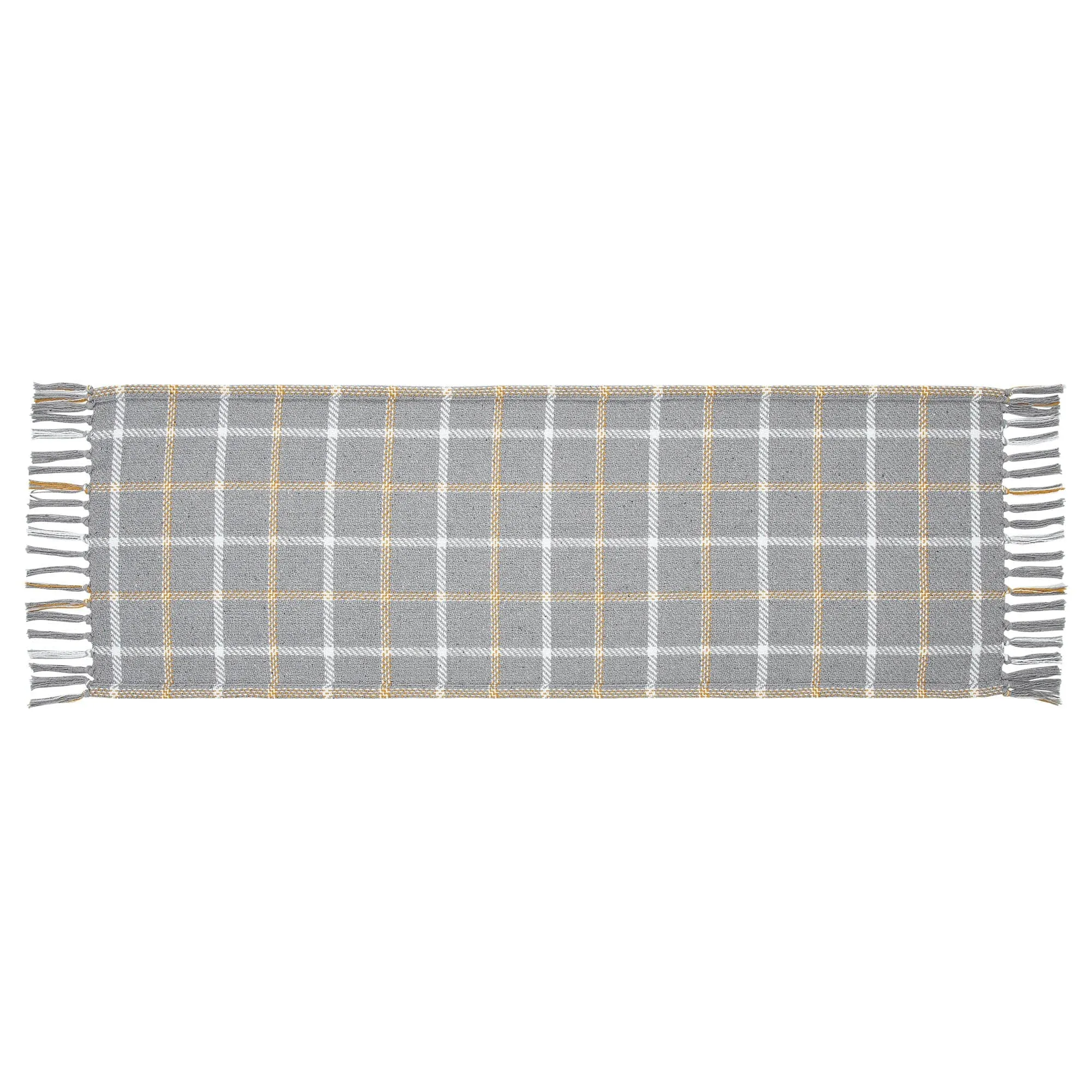 Harvest Blessings Woven Plaid Runner 12x36"