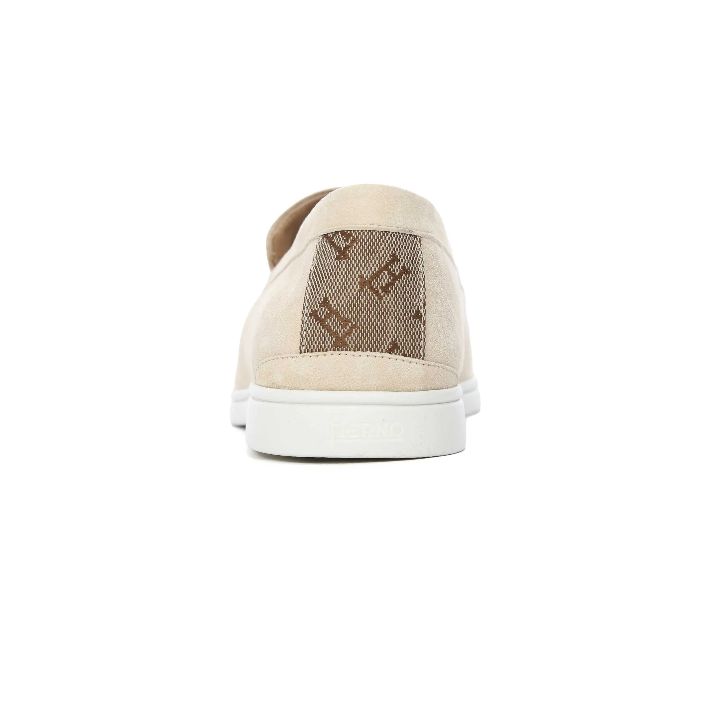 Herno Mocassino Scamosciato Liscio Shoe in Chantilly