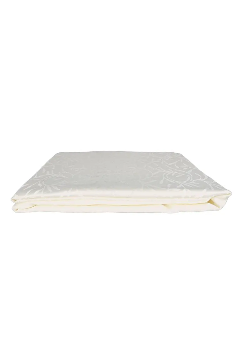 Home Choice Rectangular Table Cloth Vine Leaves Jacquard - 60 x 90"
