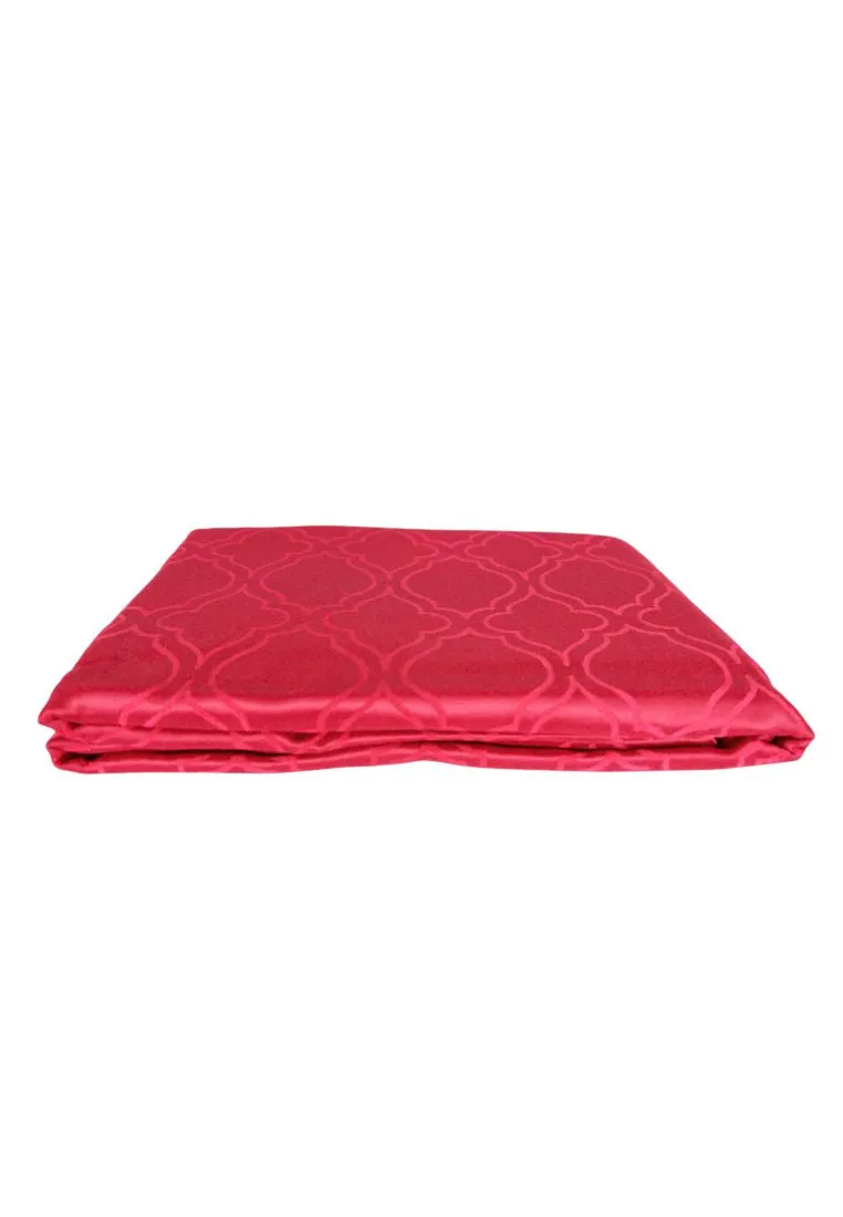 Home Choice Square Table Cloth Clover Jacquard - 54 x 54"