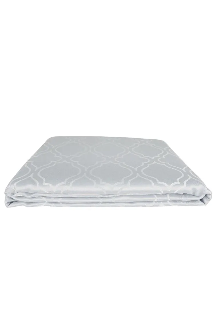 Home Choice Square Table Cloth Clover Jacquard - 54 x 54"