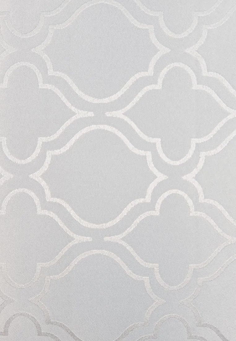 Home Choice Square Table Cloth Clover Jacquard - 54 x 54"