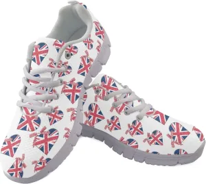 HUGS IDEA Cute Pet Dog Women's Sneakers Bresthable Running Shoes