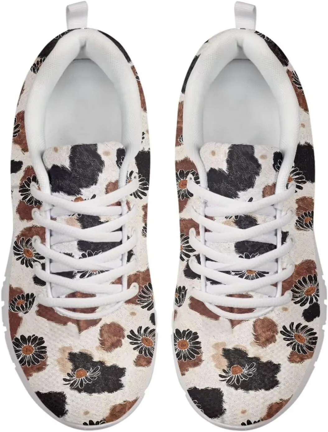 HUGS IDEA Cute Pet Dog Women's Sneakers Bresthable Running Shoes