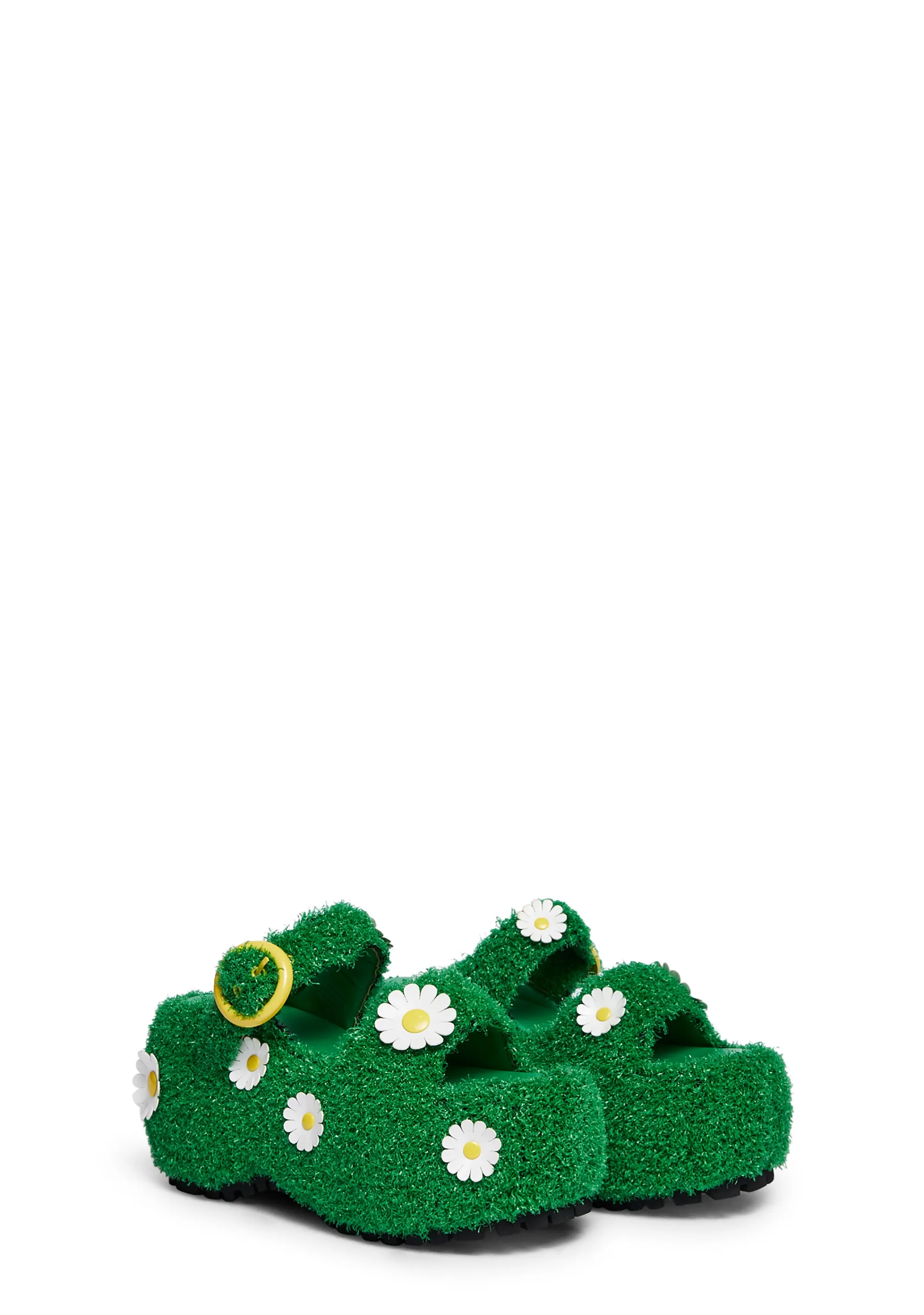 It's Always Greener Platform Sandals