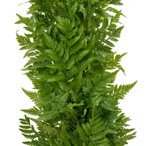 Leather Leaf Greens Garland
