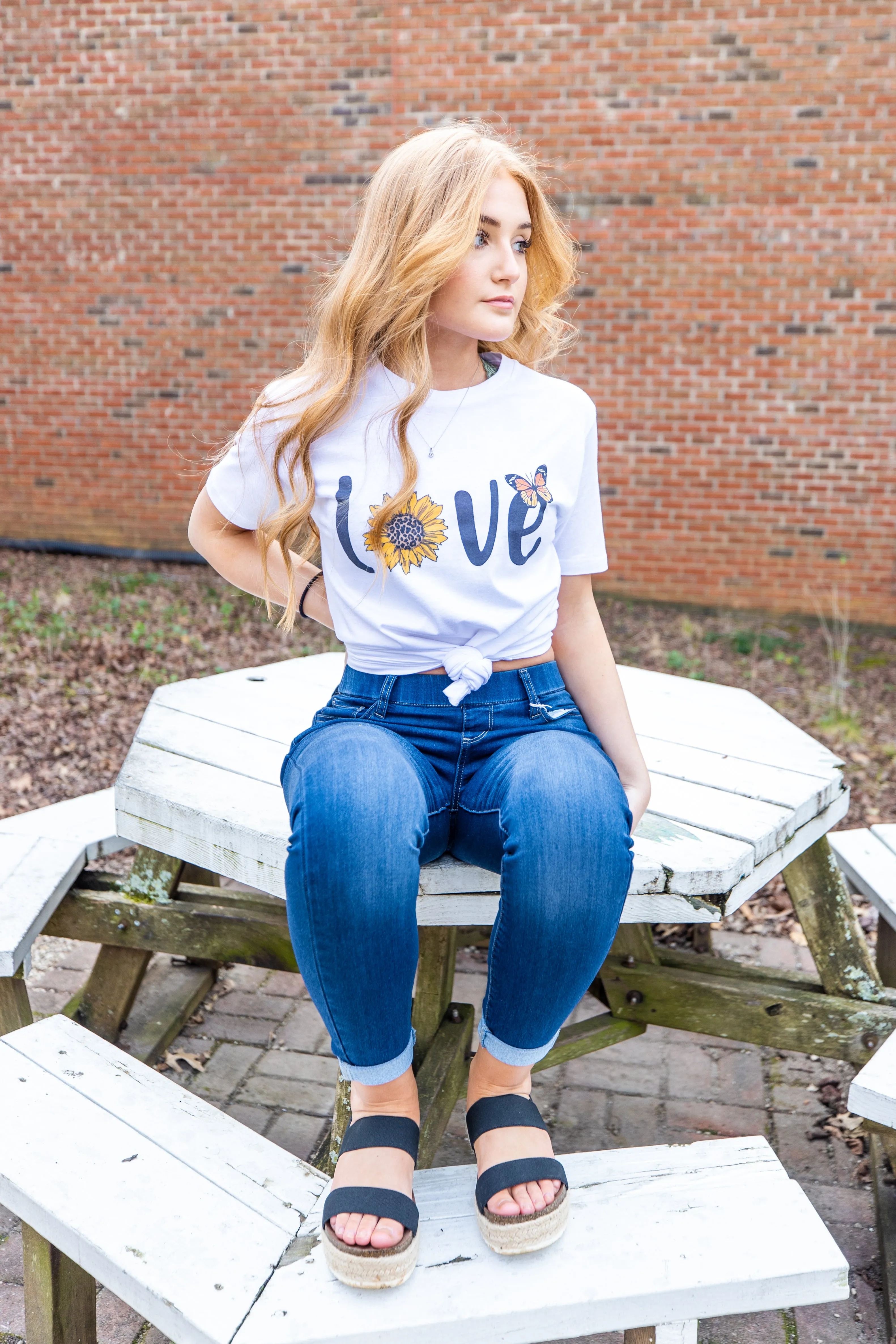 LOVE BUTTERFLY T SHIRT