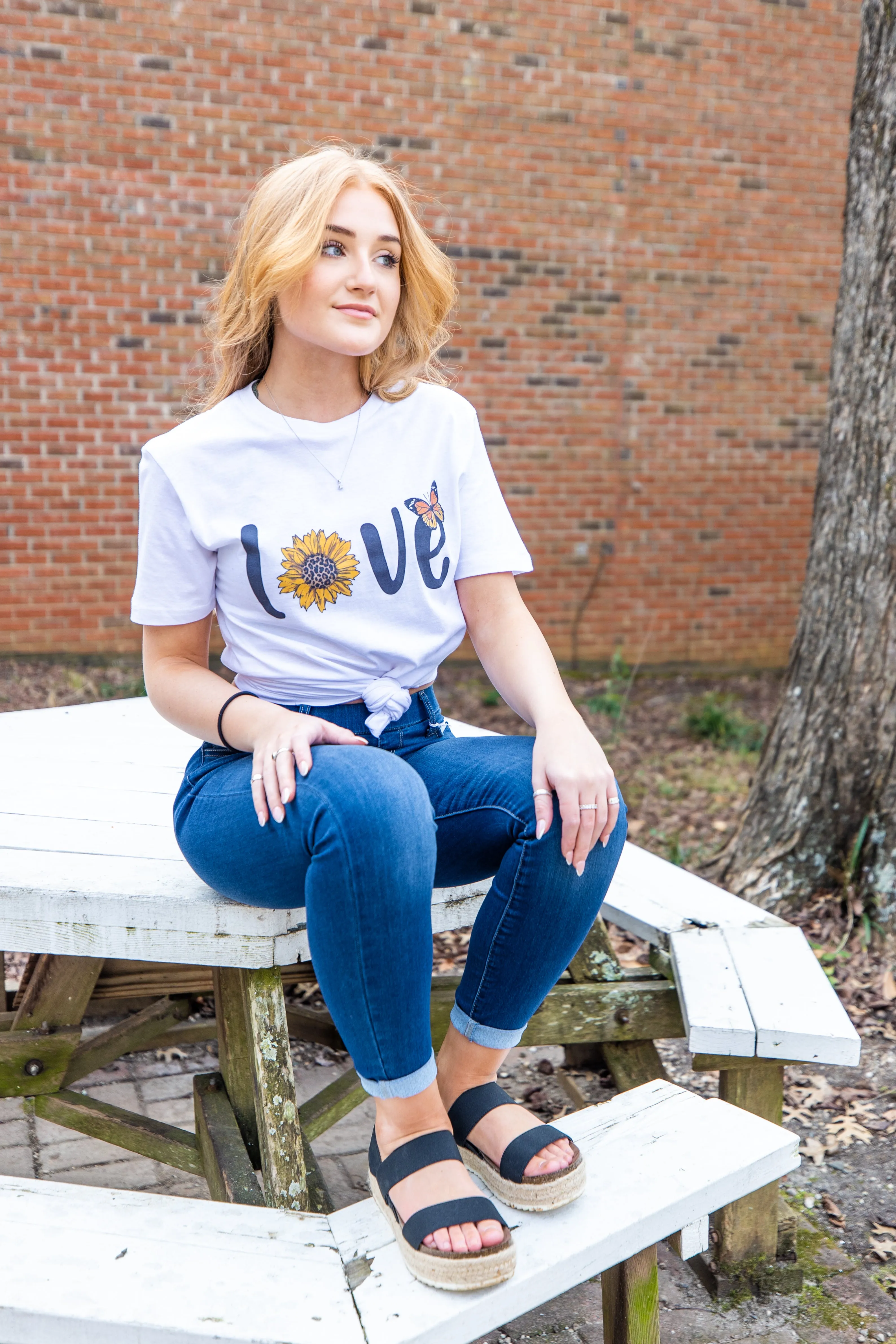 LOVE BUTTERFLY T SHIRT