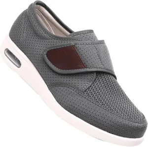 Men's Edema Shoes for Swollen Feet - Slip-On Wide Fit Trainers for Gym, Sports & Daily Wear