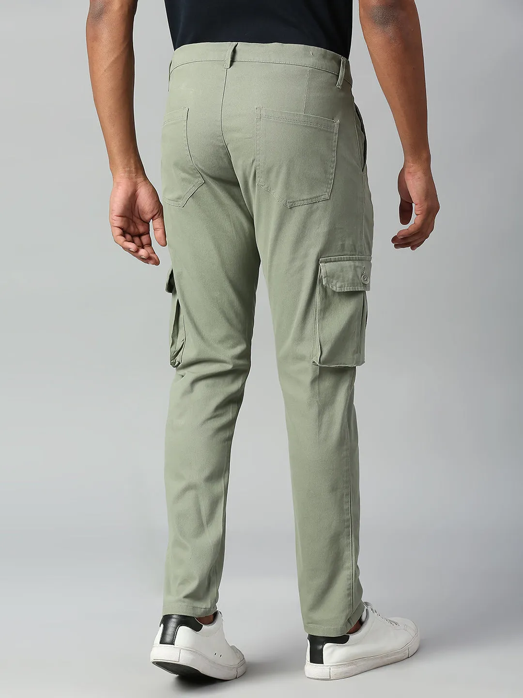 Men's Tapered Fit Cotton Cargo (Sage)