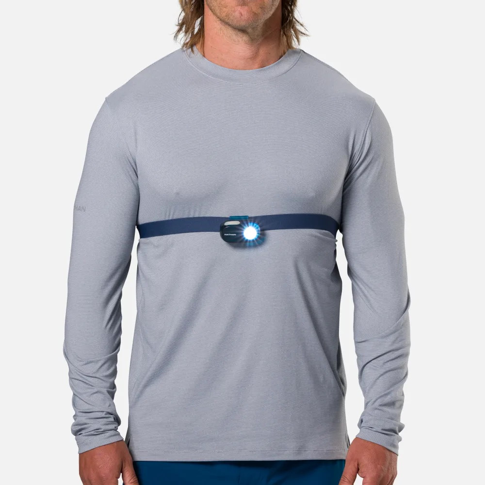 Nathan Sports Luna Fire 400 RX Chest/Waist Running LED Light