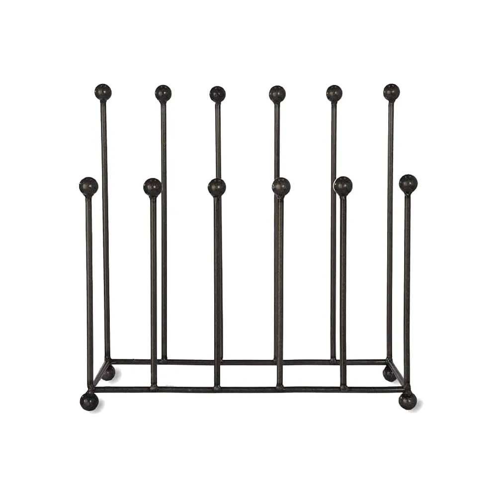 Neo Steel Black Powder Coated Boot Rack - Holds 6 Pairs