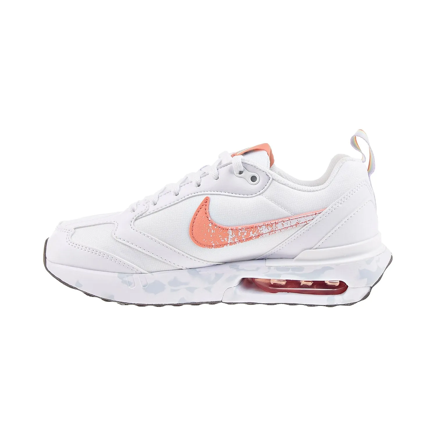 Nike Air Max Dawn SE Big Kids' Shoes White/Aura/Cave Stone/Light Madder Root