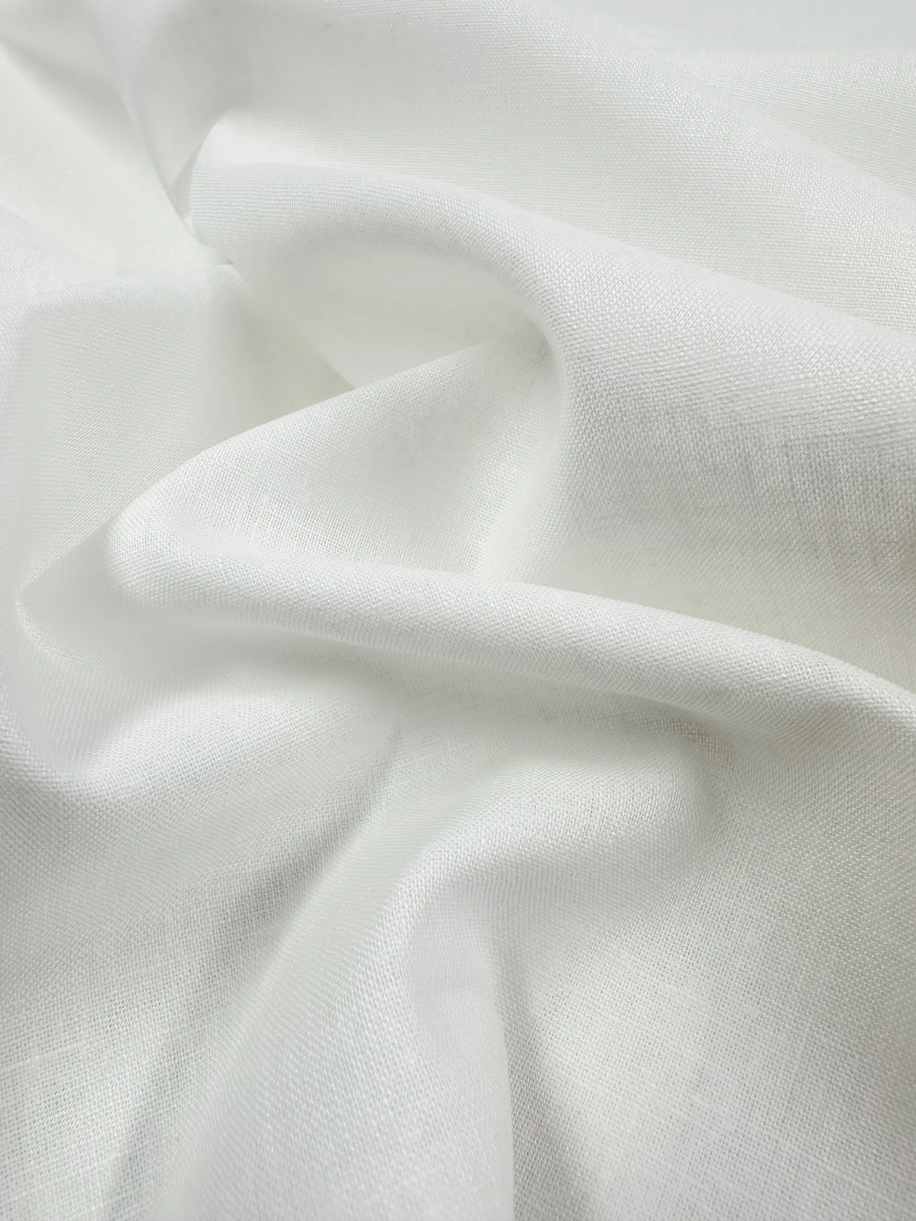 Pure Linen - White - 138cm