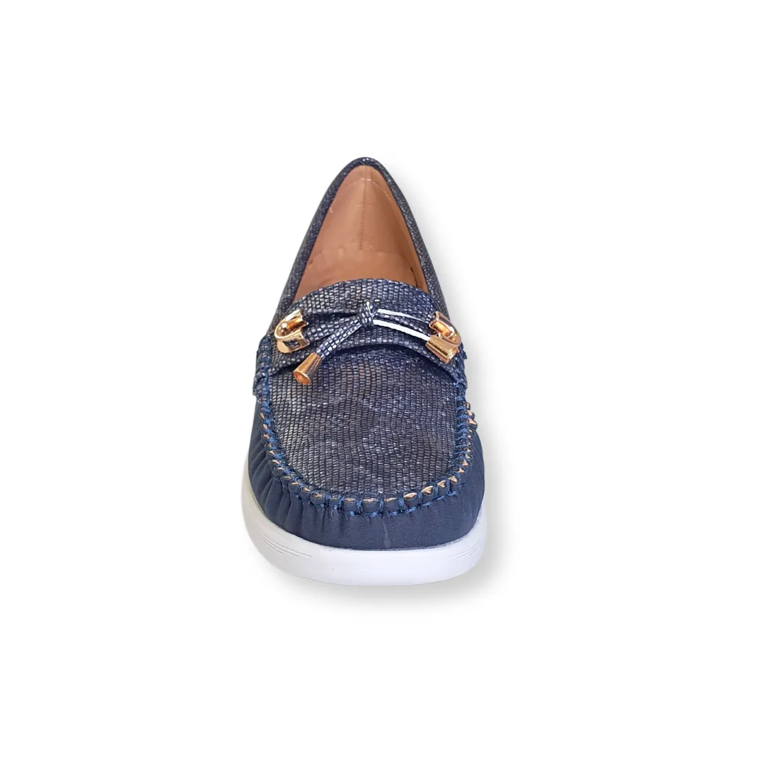 Redz Womens Loafer 18386 Navy