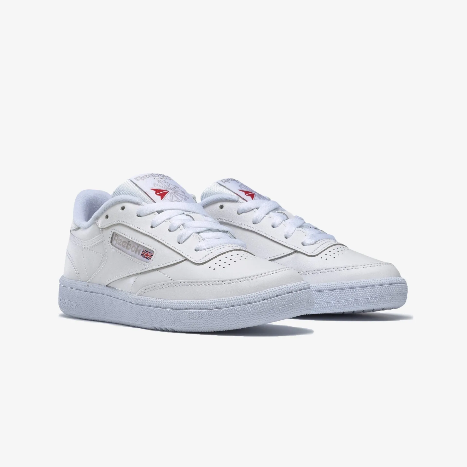 Reebok | WMN'S CLUB C 85  { WHITE / LIGHT GREY