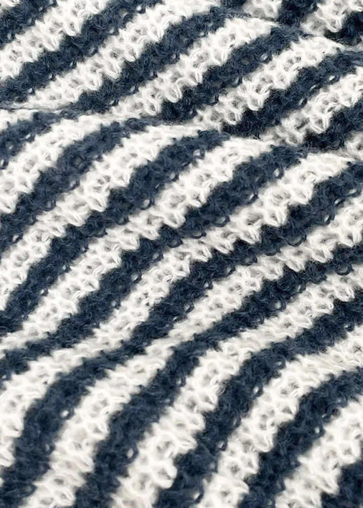 Relaxed Knit Sweater with Drop Shoulders | Women's Winter Top