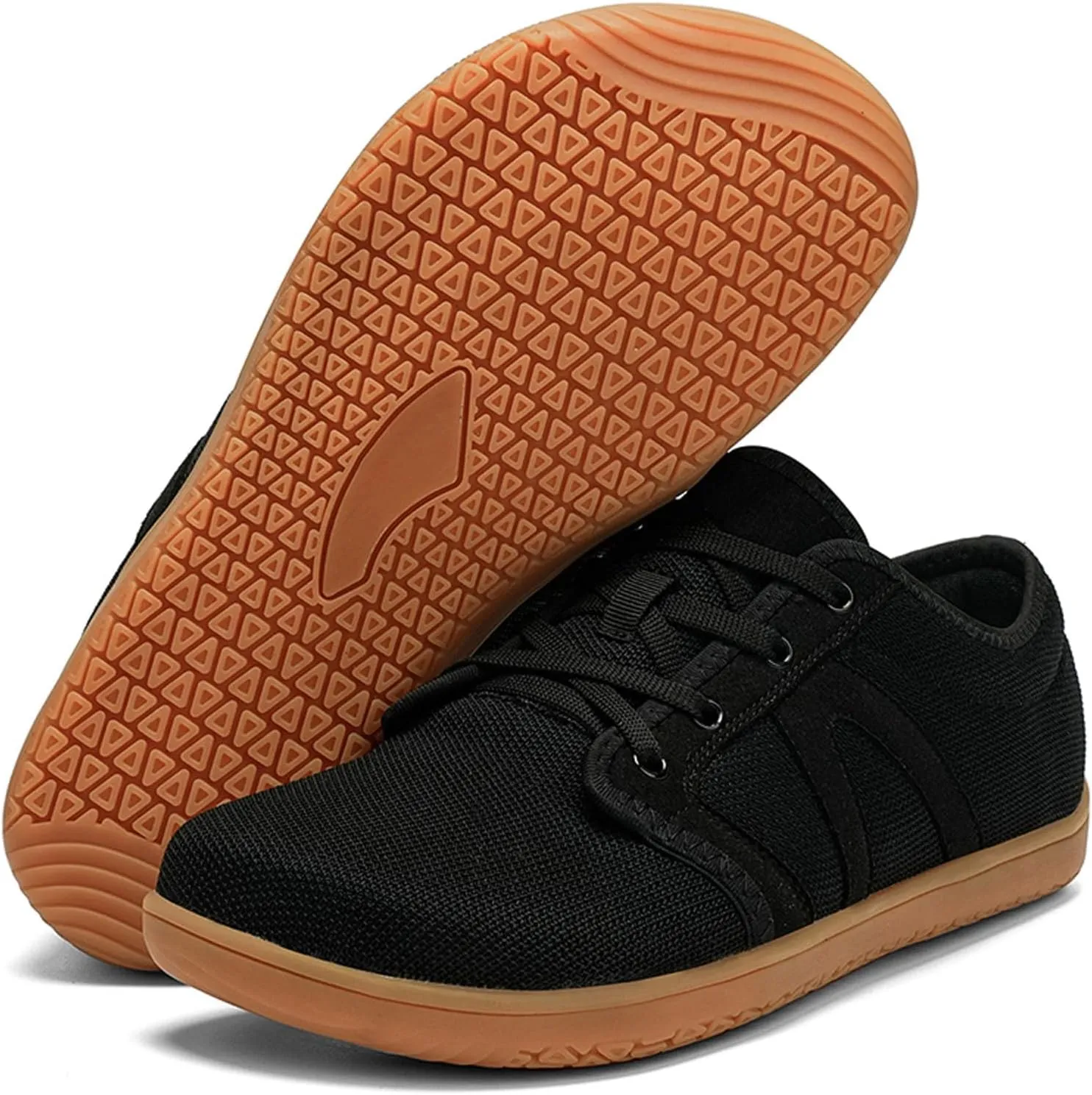SECHRITE Womens Mens Wide Width Barefoot Sneakers Minimalist Zero Drop Sole Wide Toe Box Fashion Walking Shoes