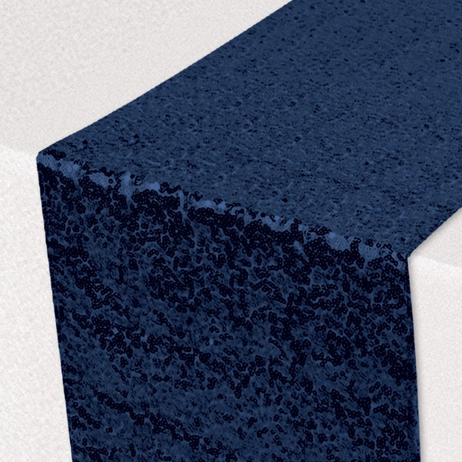 Sequined Party Table Runner - navy (12 per Case)