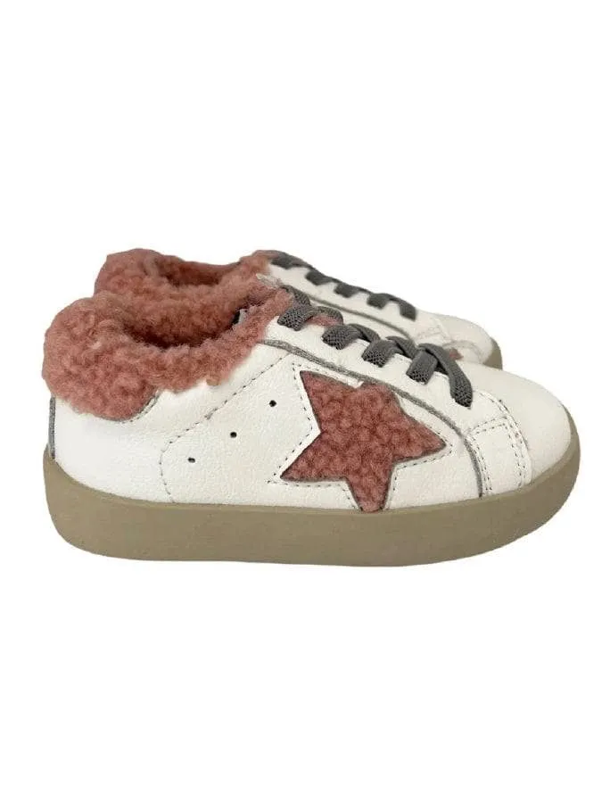 Sherpa Pink Star Sneakers