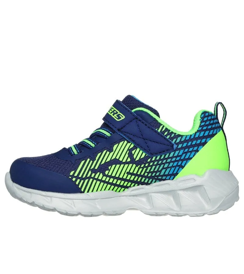 Skechers Infant Boys Navy Magna - Lights - Grax Runners 401506N
