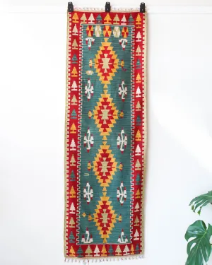 Vintage central Anatolian kilim runner 2'7" x 7' 10"