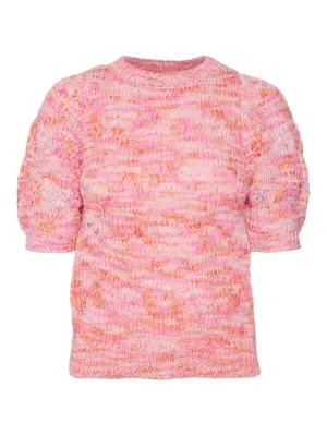 Vmmaddi 2/4 O-neck Pullover Boo - Roze Dessin
