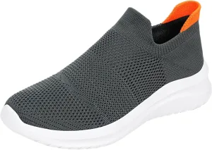 Walking Shoes Women Comfort Orthopedic Casual Slip-On Sneakers with Arch Support Breathable Mesh Lightweight Outdoor Shoe