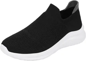 Walking Shoes Women Comfort Orthopedic Casual Slip-On Sneakers with Arch Support Breathable Mesh Lightweight Outdoor Shoe
