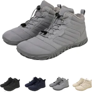 Winter Men's Women's Barefoot Shoes, Hiking Barefoot Winter Boots, Zero Drop Sole Trail Running Shoes Wide Toe Shoes
