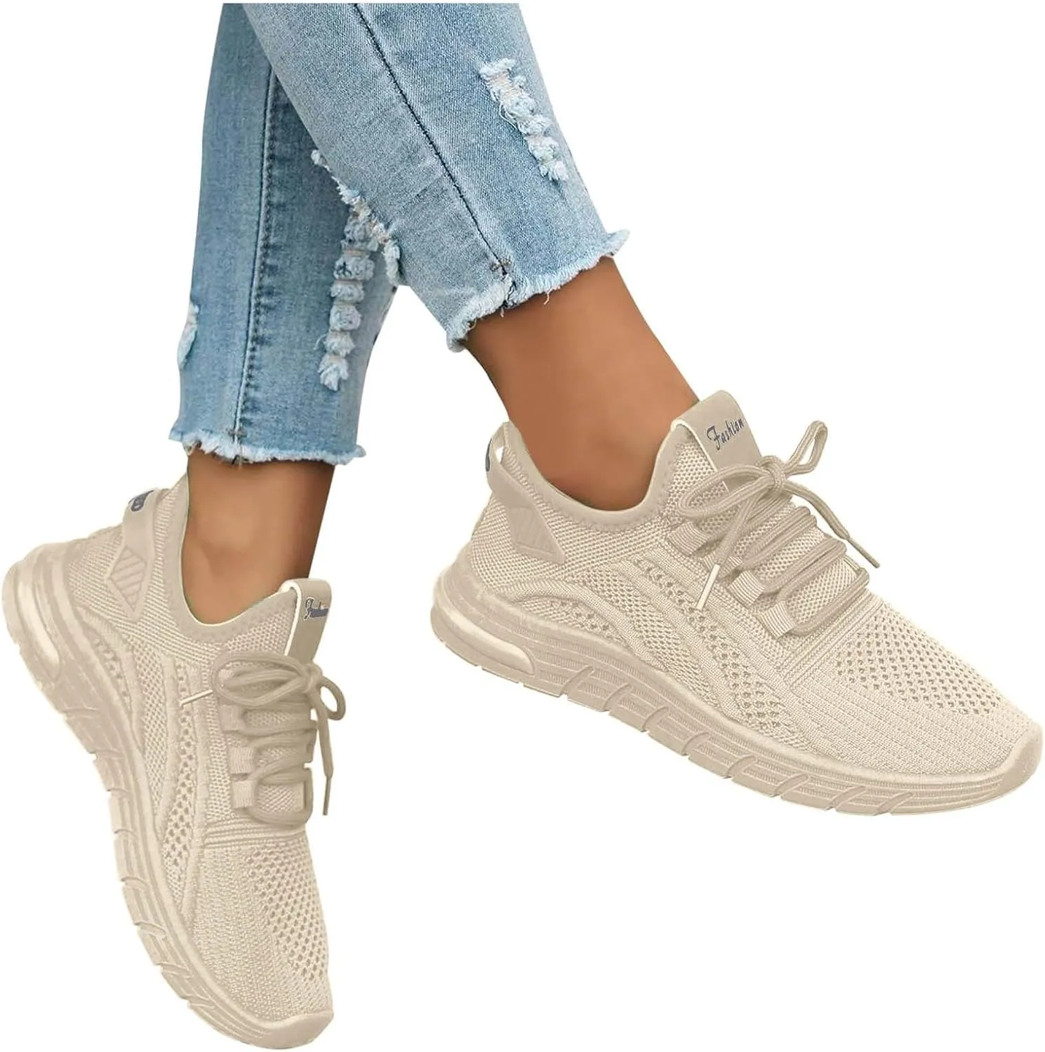 Women Sneakers Women's Walking Shoes Running Tennis Shoes Non Slip Comfortable Breathable Workout Sports Athletic Sneakers