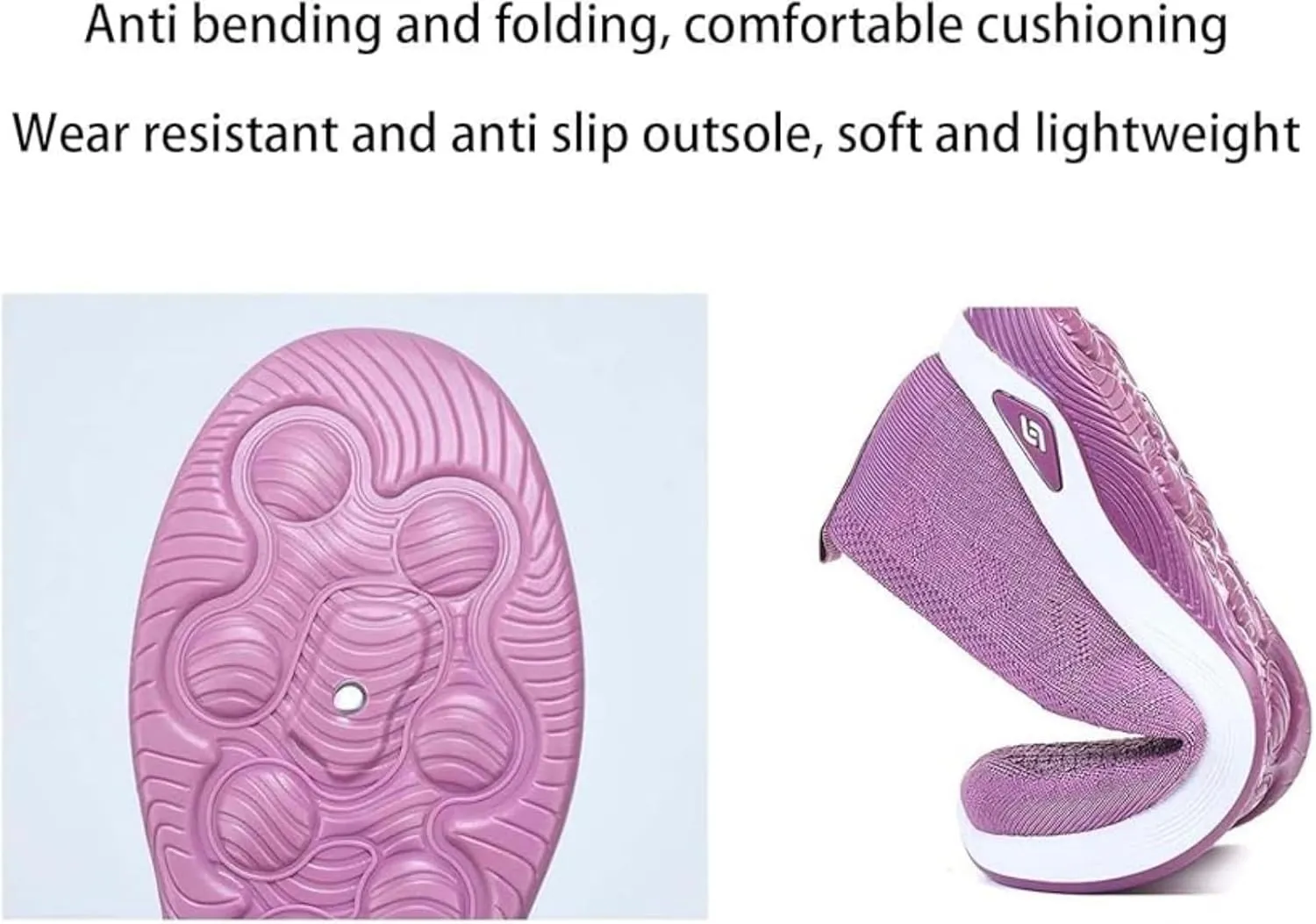 Women's Orthopedic Walking Shoes, Wide Width, Breathable, Soft, Slip On, Diabetic Foam, Hands Free, Sneakers