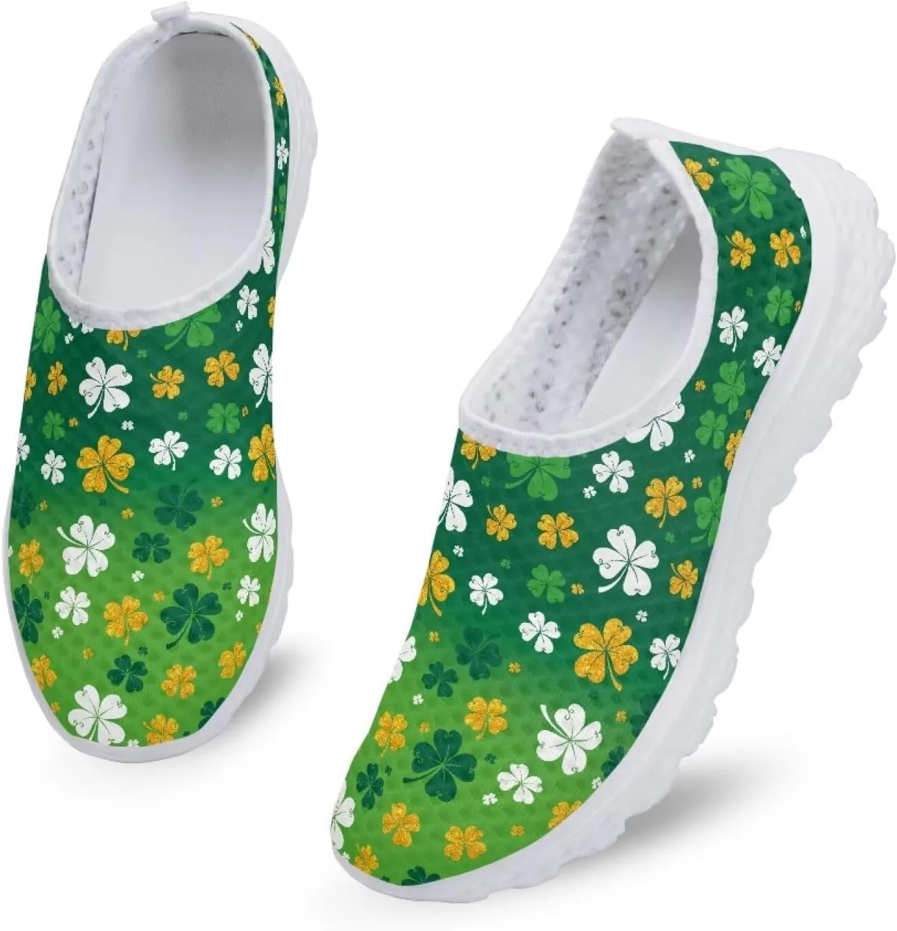 Xpyiqun Christmas Sneakers Slip On Shoes for Women Tennis Shoe Xmas Trainers Footwear
